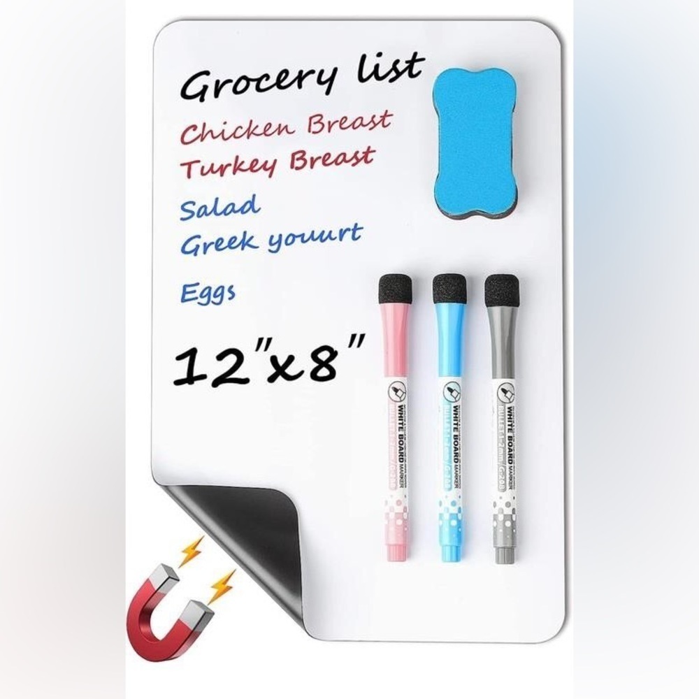 Magnetic Dry Erase Board Sheet with accessories- New in Box
